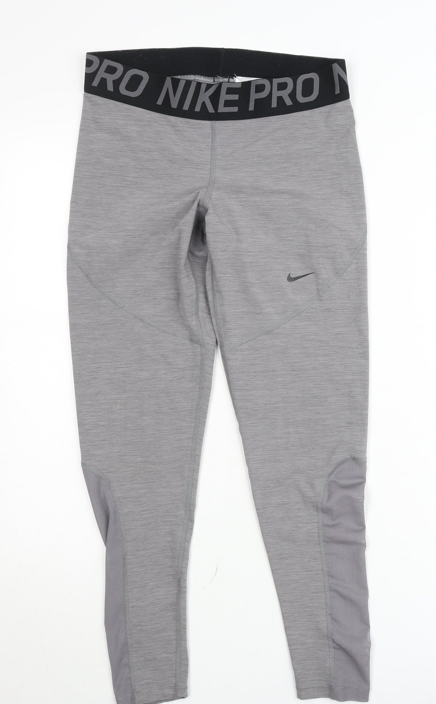 Nike Pro Dri-FIT Grey Women's L Ankle Sports Leggings