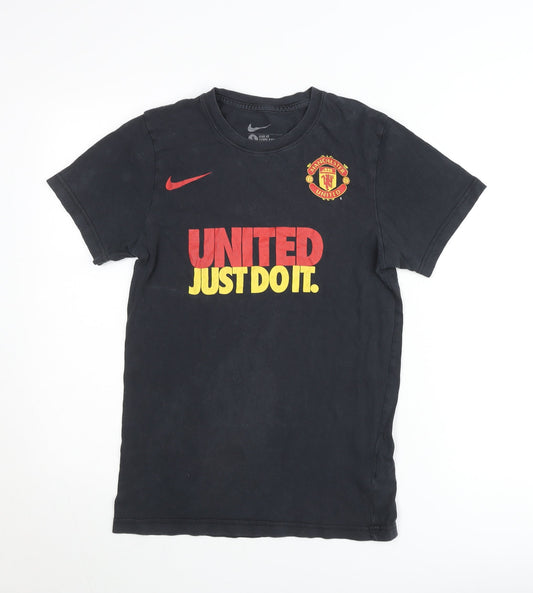 Mens UK Size S Nike Black Cotton T-Shirt