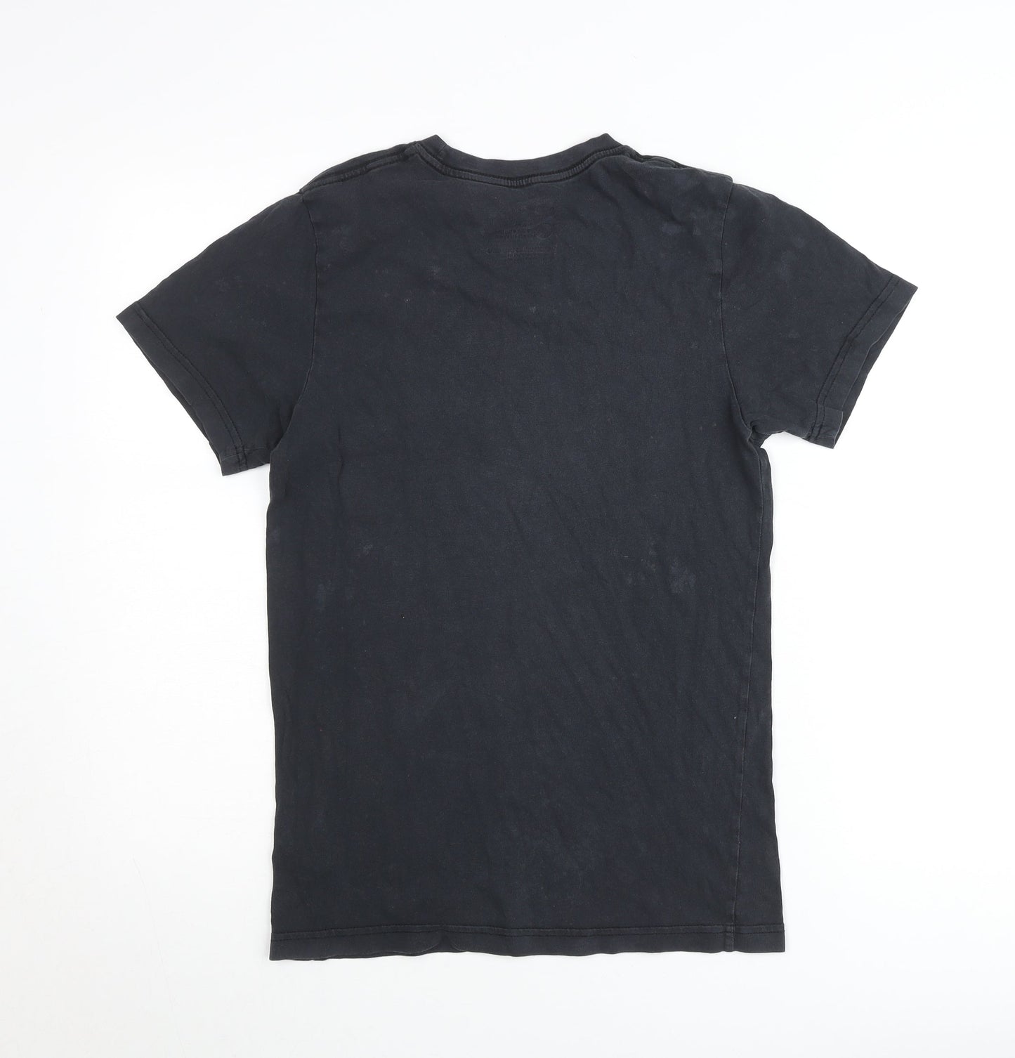 Nike Manchester United Men's Black Small Slim Fit Graphic T-Shirt