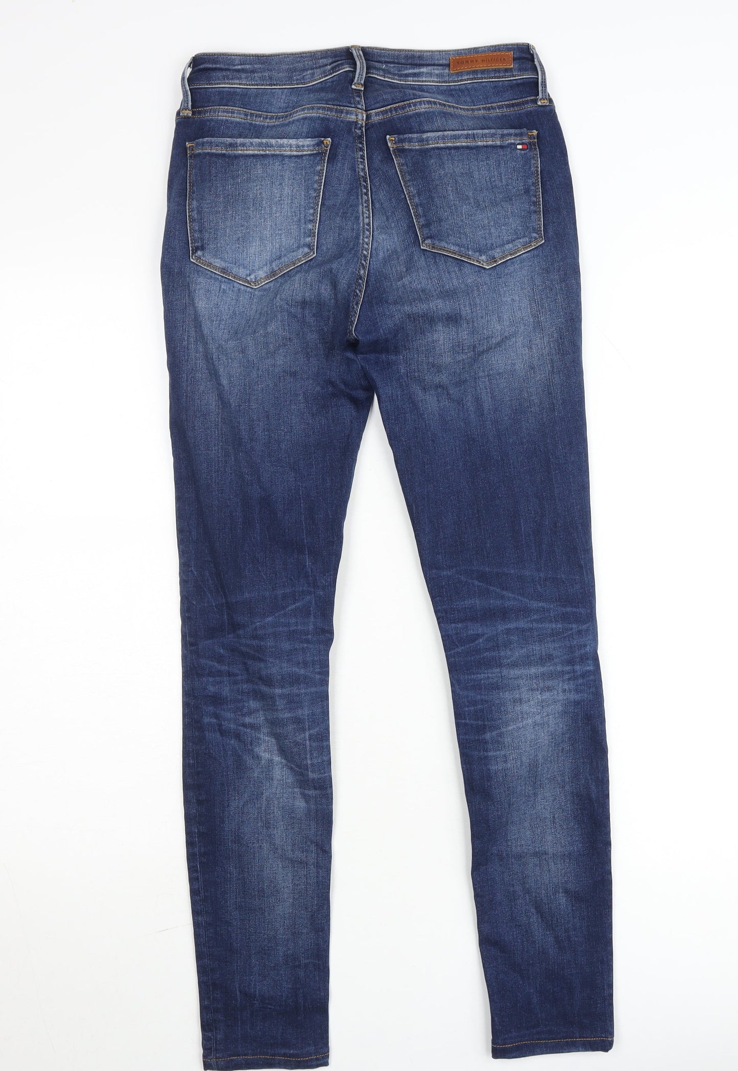 Tommy Hilfiger Men's Blue Slim Skinny Mid Rise Jeans 33W 30L