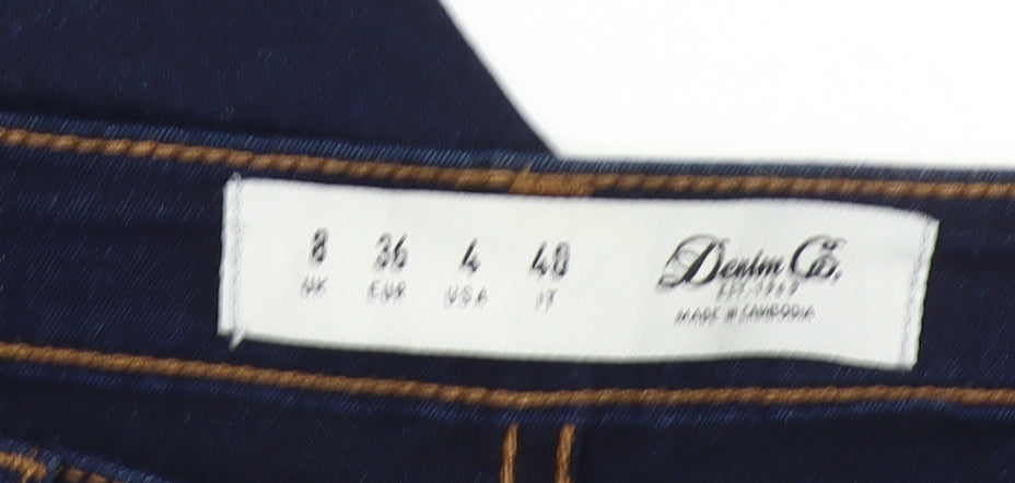 Additional view of Denim Co. Women's Blue Skinny Stretch Jeans, size 8