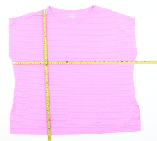 Dunnes Stores Womens Pink 2XL Performance Sport T-Shirt