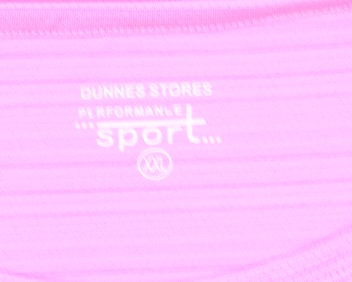 Additional view of Dunnes women’s pink 2xl performance sport t-shirt
