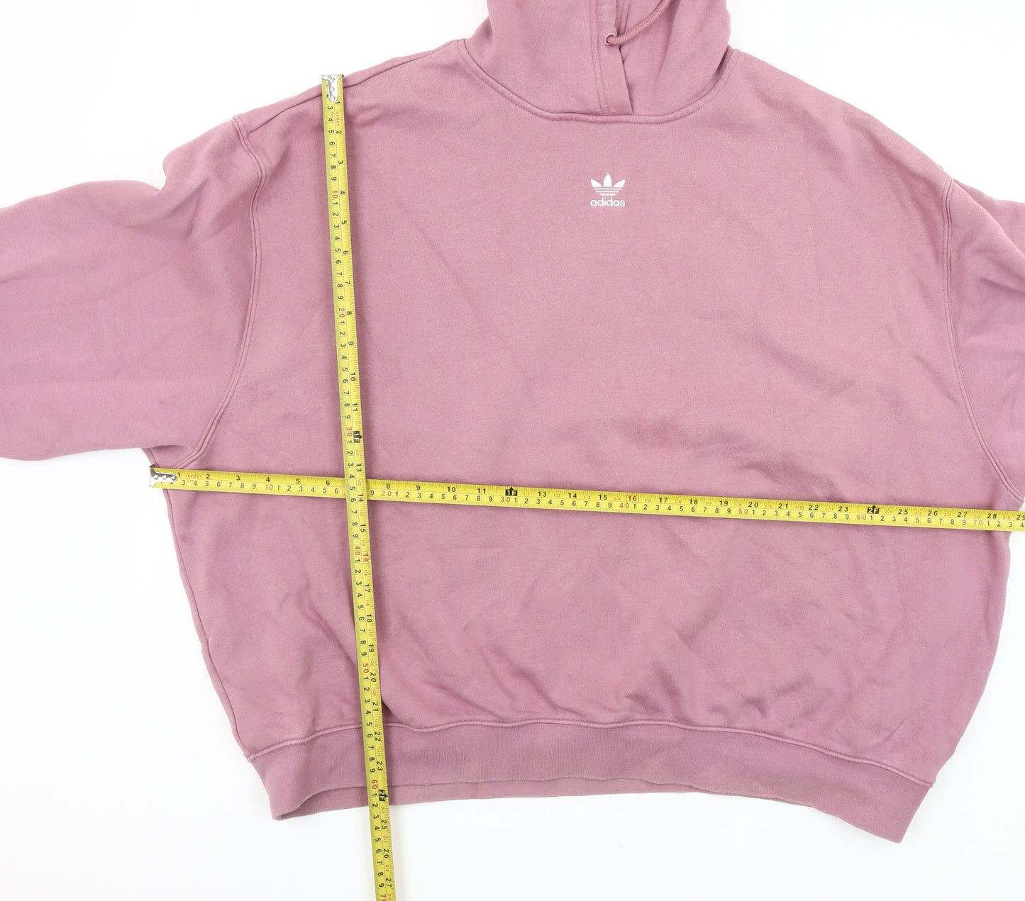 Adidas Women’s Pink Pullover Hoodie XL Cotton Blend Casual
