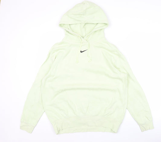 Nike Men's XS Green Pullover Hoodie Sports Fleece Sweatshirt