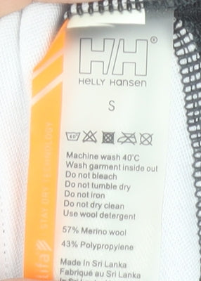 Helly Hansen Womens Black S 1/4 Zip Thermal Activewear Jacket