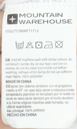 Mountain Warehouse Womens White ISOCool Tank Top Size 14 Quick Dry