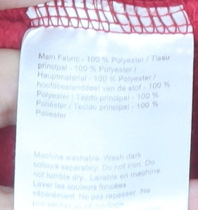 Regatta Womens Red Fleece Full Zip Outdoor Jacket Size 16