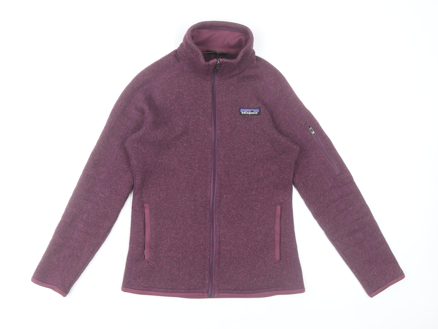 Patagonia Women's Purple Fleece Full Zip Jacket XXS Outdoor Wear