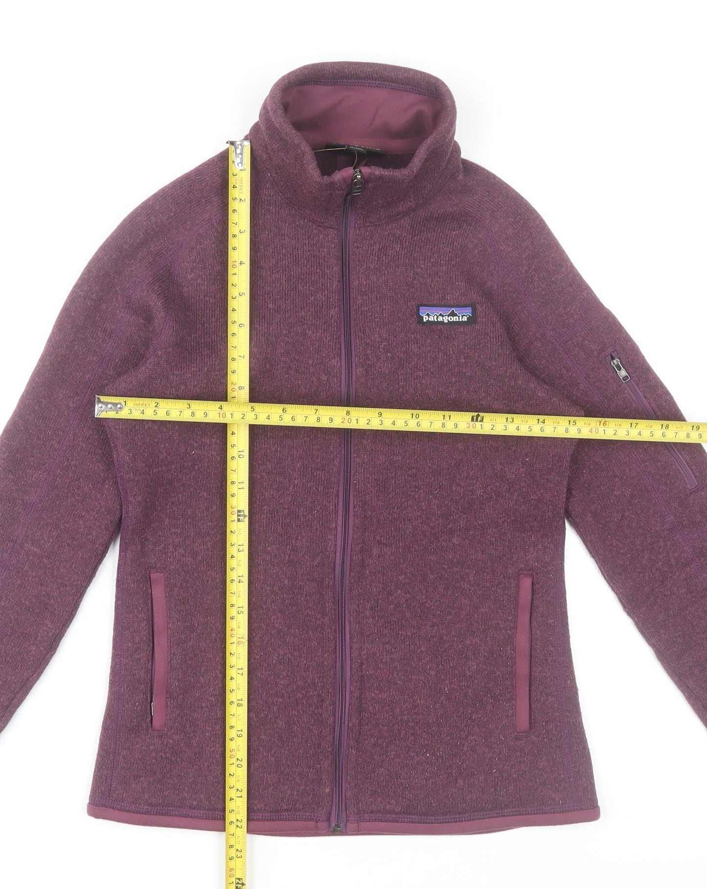 Patagonia Women's Purple Fleece Full Zip Jacket XXS Outdoor Wear