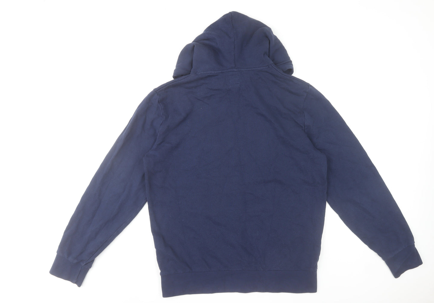 Levi's Men's Blue Pullover Hoodie M Logo Cotton Sweatshirt