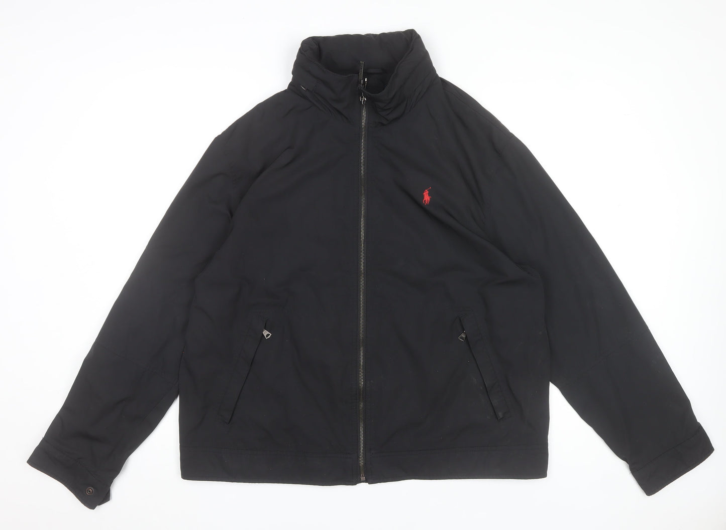 Ralph Lauren Men's Black XL Full Zip Basic Jacket