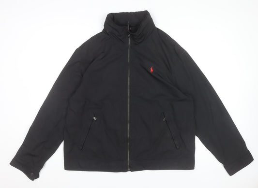 Ralph Lauren Men's Black XL Full Zip Basic Jacket