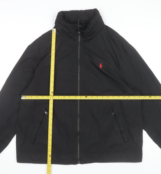 Ralph Lauren Men's Black XL Full Zip Basic Jacket