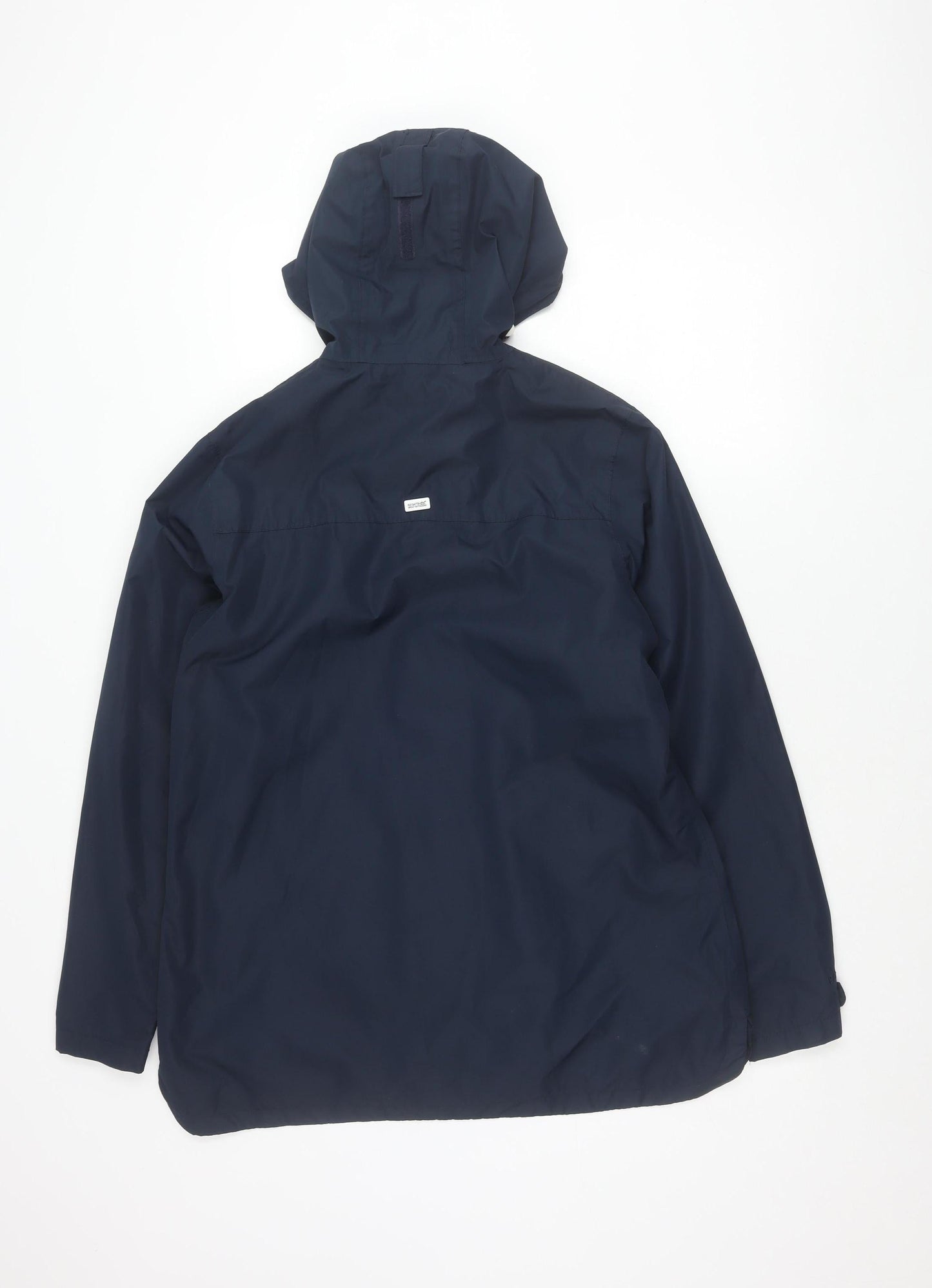 Regatta Womens Blue Waterproof Hooded Rain Coat Jacket Size 14