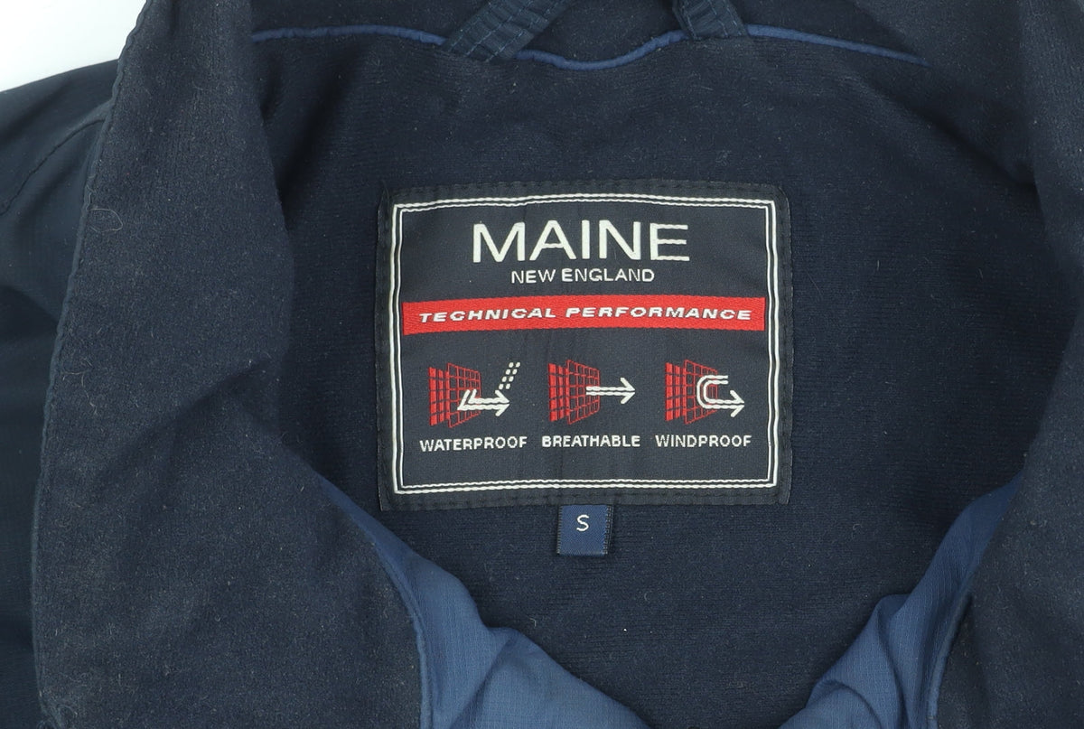 Additional view of Maine New England Men's Blue Waterproof Parka Jacket, size S