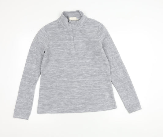 Mountain Warehouse Women’s Grey 1/2 Zip Fleece Sweatshirt UK 10
