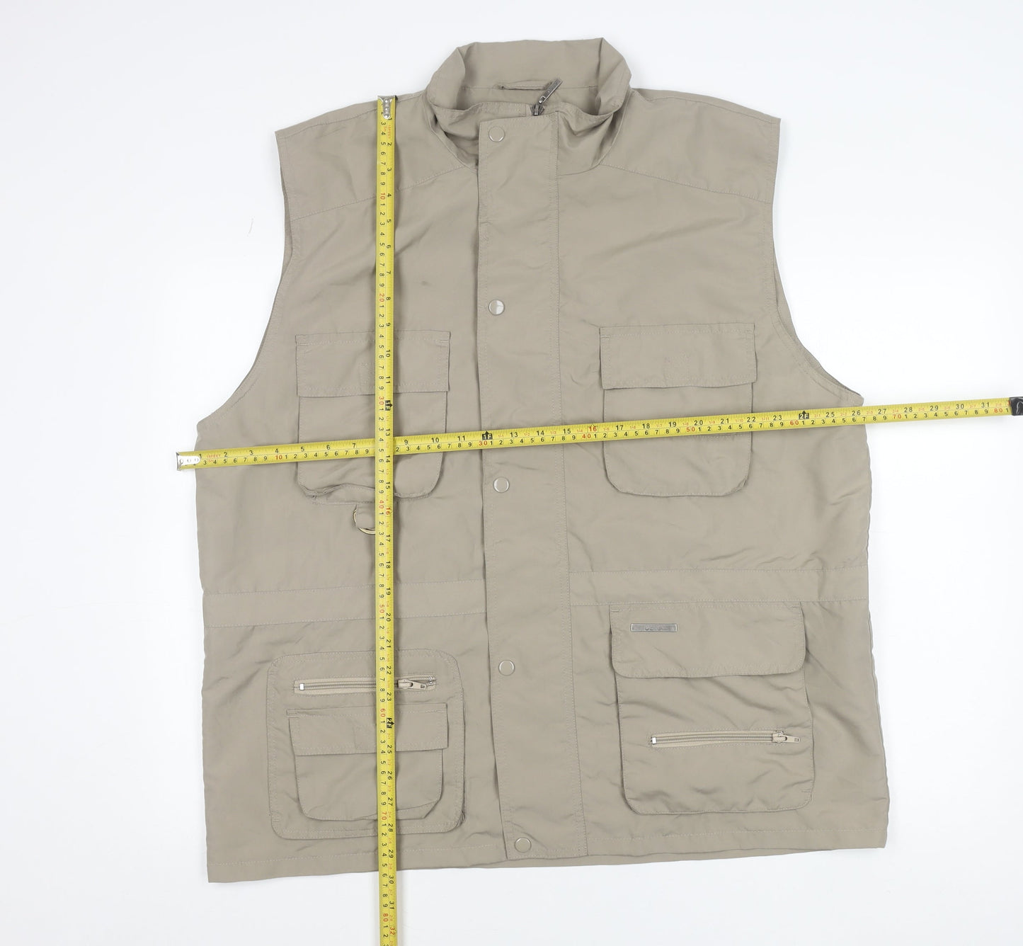 Champion Men's Beige XL Outdoor Utility Waistcoat Bodywarmer