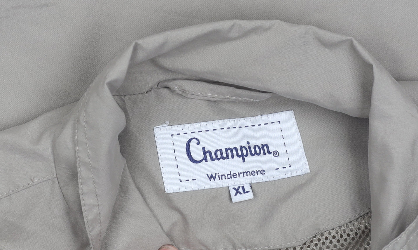 Champion Men's Beige XL Outdoor Utility Waistcoat Bodywarmer