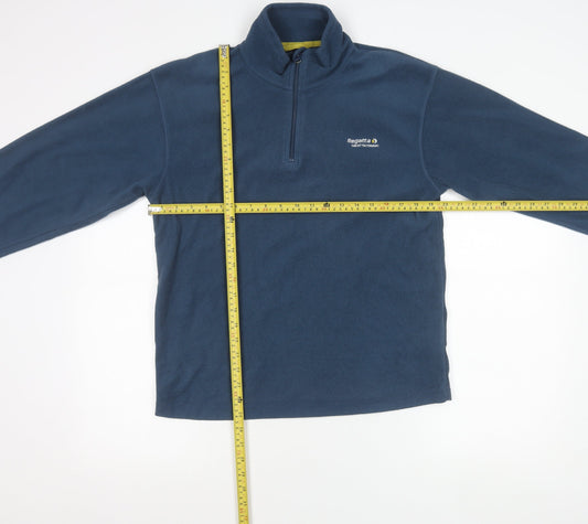Regatta Men's Blue Fleece 1/4 Zip Pullover Sweatshirt Size S