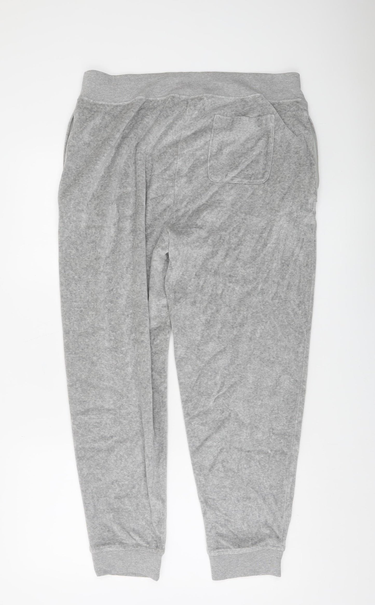 Ralph Lauren Men's Grey Jogger Trousers Size L Cotton Blend