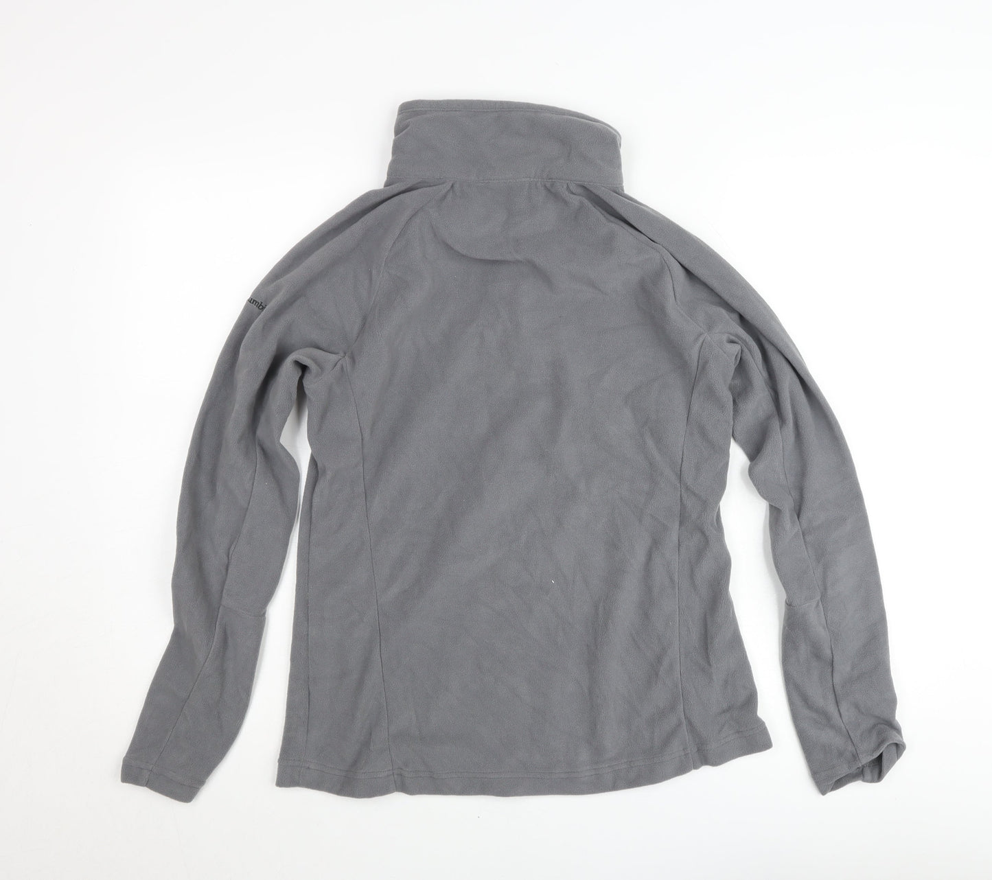 Columbia Mens Grey Fleece 1/4 Zip Pullover Sweatshirt M