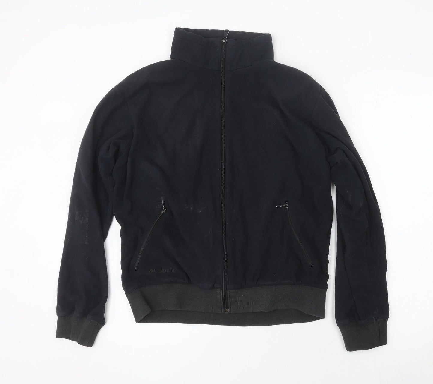 Columbia Men's Black XL Full Zip Fleece Sweatshirt