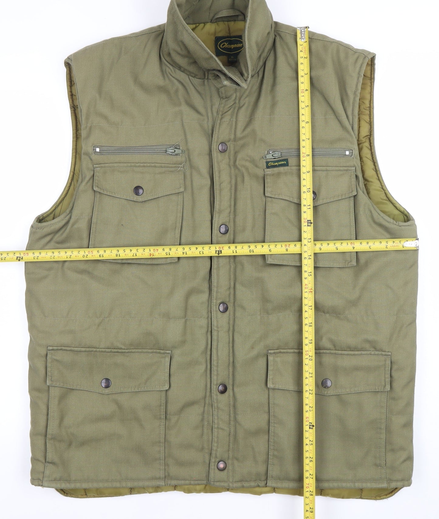 Champion Men’s Green XL Outdoor Padded Bodywarmer Waistcoat