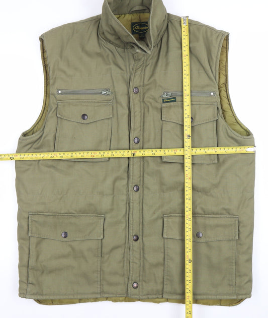 Champion Men’s Green XL Outdoor Padded Bodywarmer Waistcoat