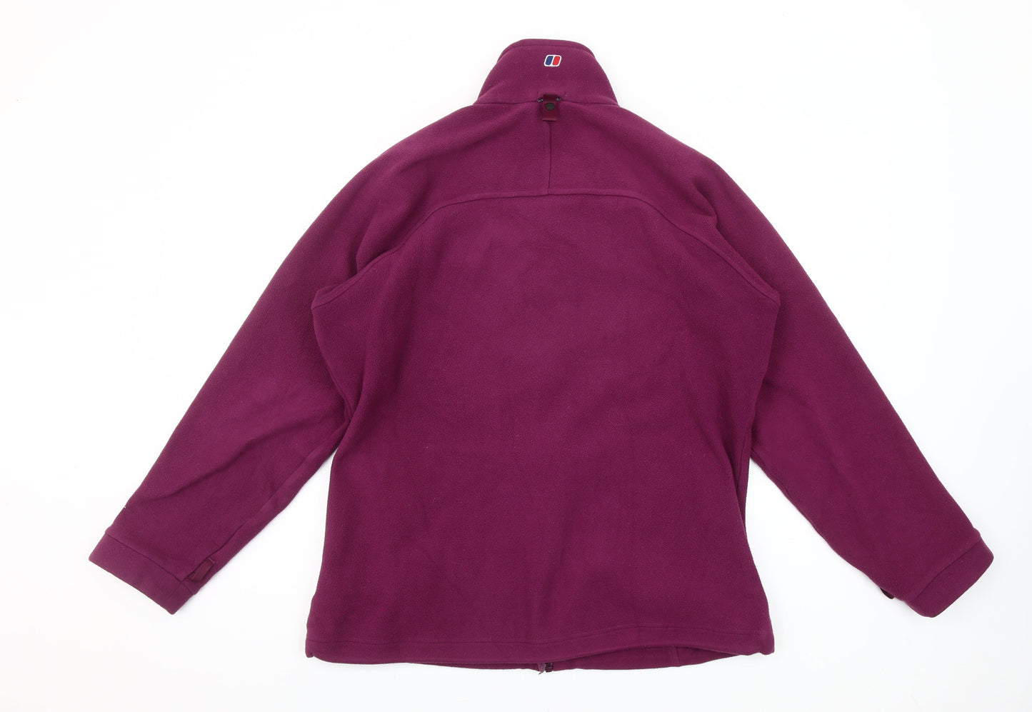 Berghaus Women’s Purple Fleece Full Zip Mid-Length Jacket Size 14