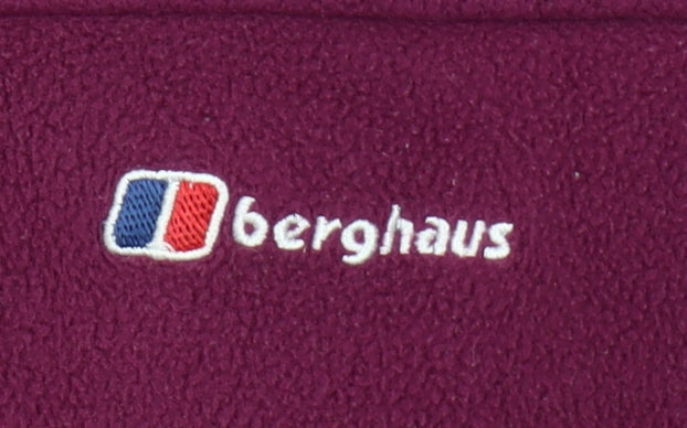 Berghaus Women’s Purple Fleece Full Zip Mid-Length Jacket Size 14