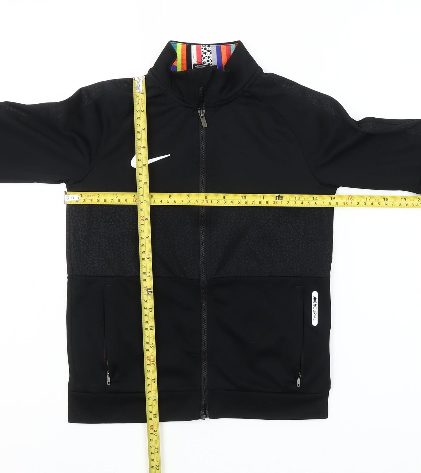 Nike Boys Black Dri-FIT Full Zip Sweatshirt 8-10 Years
