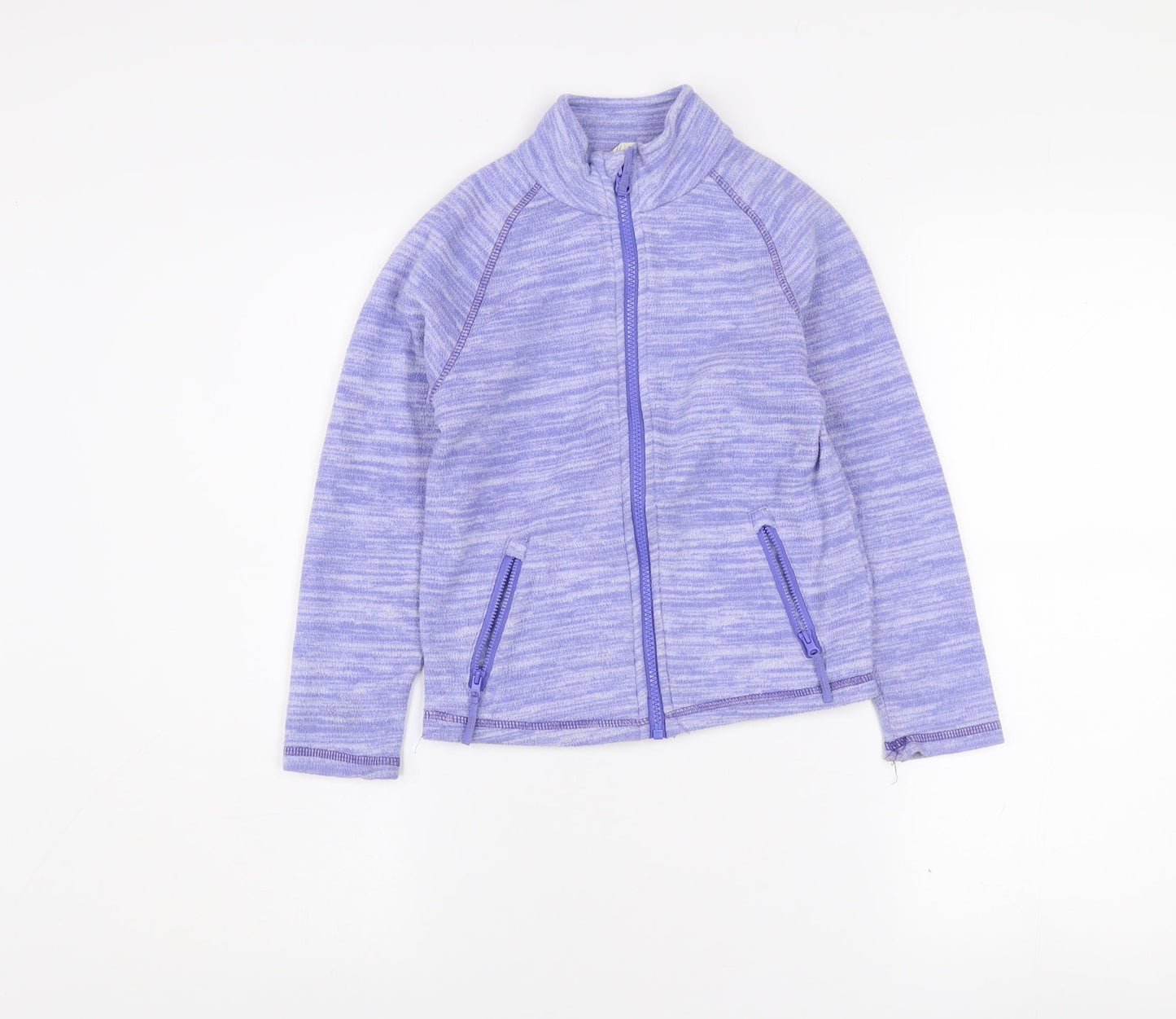 Mountain Warehouse Girls Purple Full Zip Fleece Jacket 7-8 Years