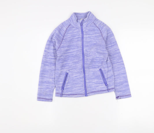 Mountain Warehouse Girls Purple Full Zip Fleece Jacket 7-8 Years