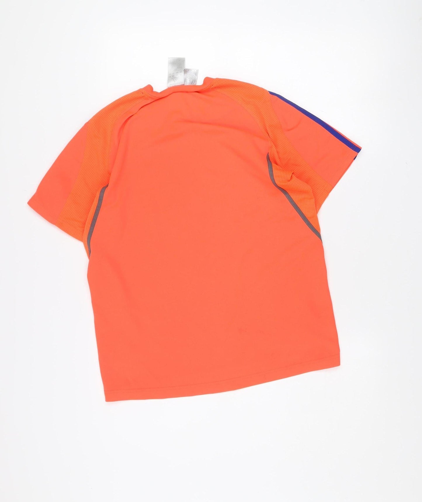 Adidas Men's Orange Running T-Shirt M Crew Neck Short Sleeve Athletic Top