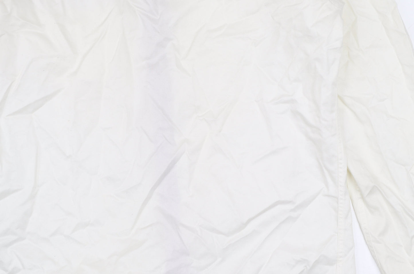 Jack & Jones Premium Men's Ivory Long Sleeve Button-Up Shirt Size S