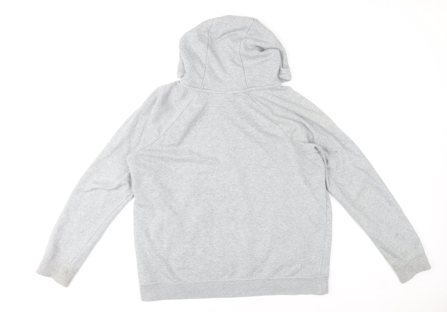 Nike Men's Grey Pullover Hoodie L Graphic Logo Sportswear