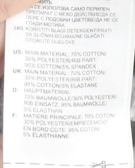 Adidas Men's Grey Trefoil Logo Pullover Sweatshirt Size L