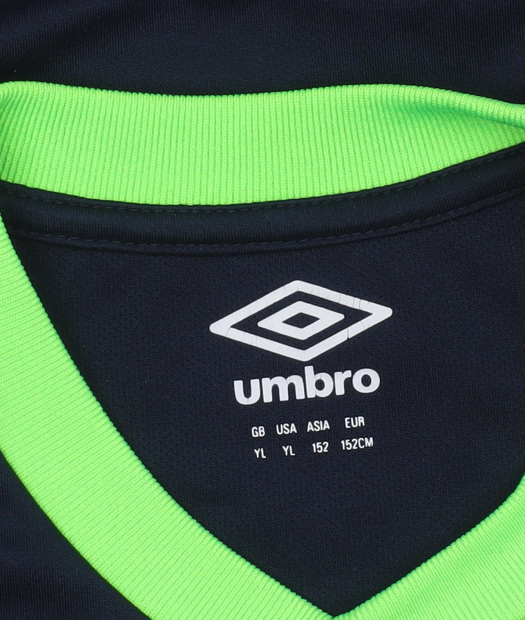 Umbro Boys Blue Football Jersey T-Shirt 12 Years Lightweight Sports Top