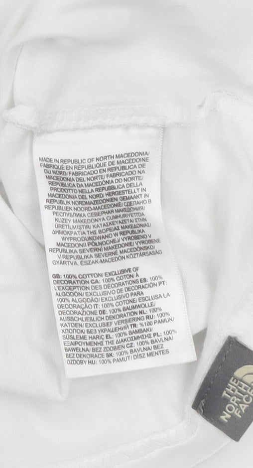 The North Face Men's White XL Graphic Logo Crew Neck T-Shirt