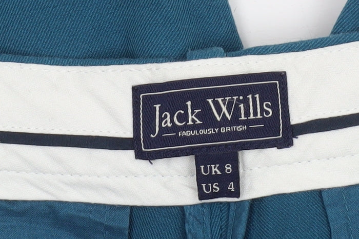 Jack Wills Women's Blue Chino Slim Fit Trousers UK 8