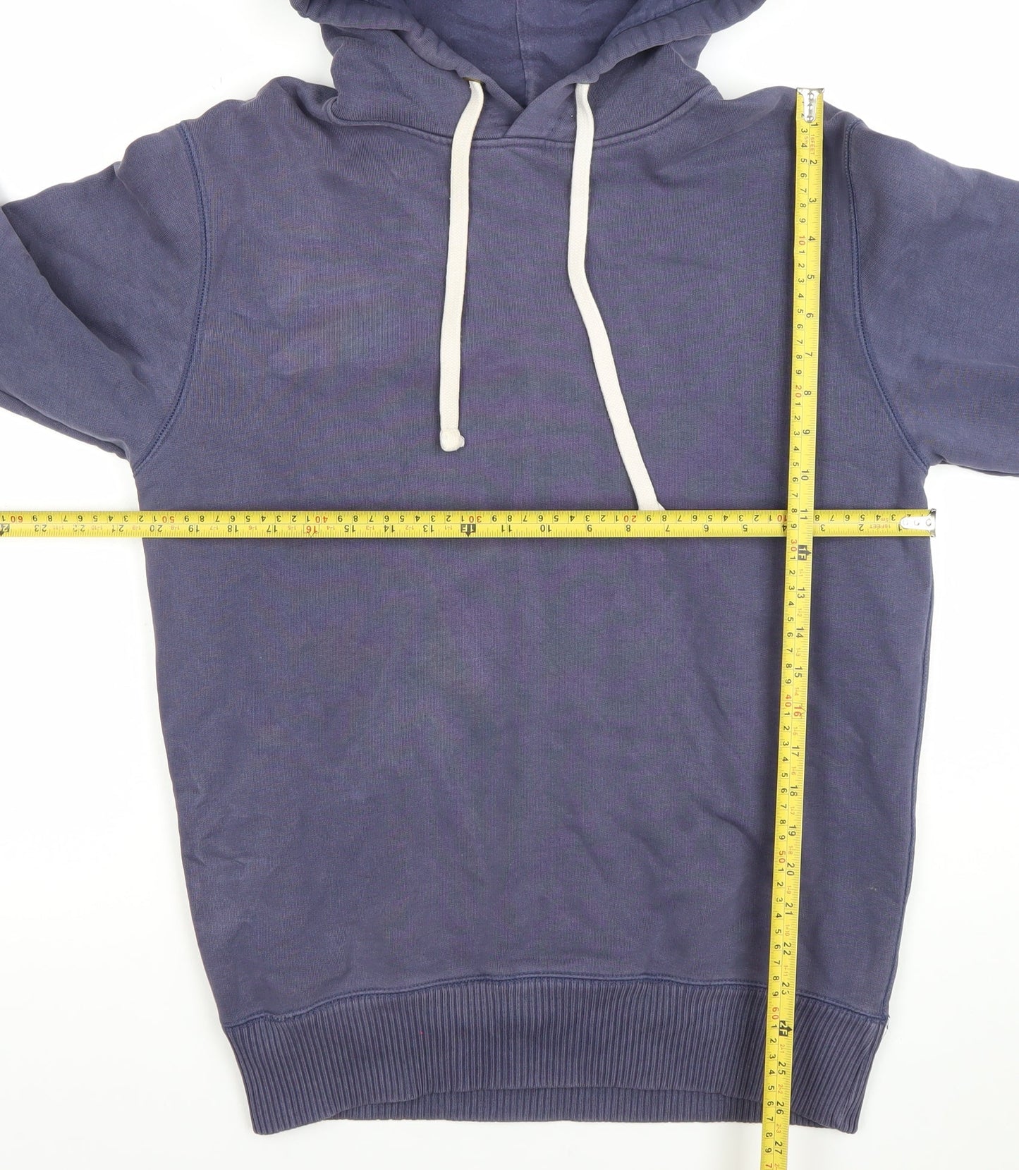 Jack Wills Men's Blue XS Pullover Hoodie with Logo Print