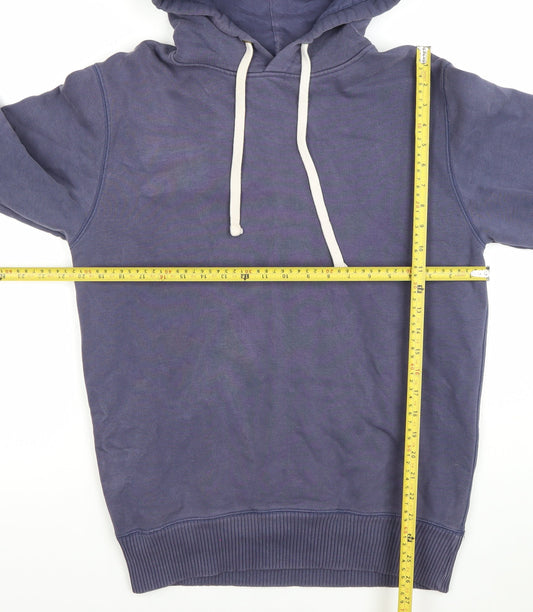 Jack Wills Men's Blue XS Pullover Hoodie with Logo Print