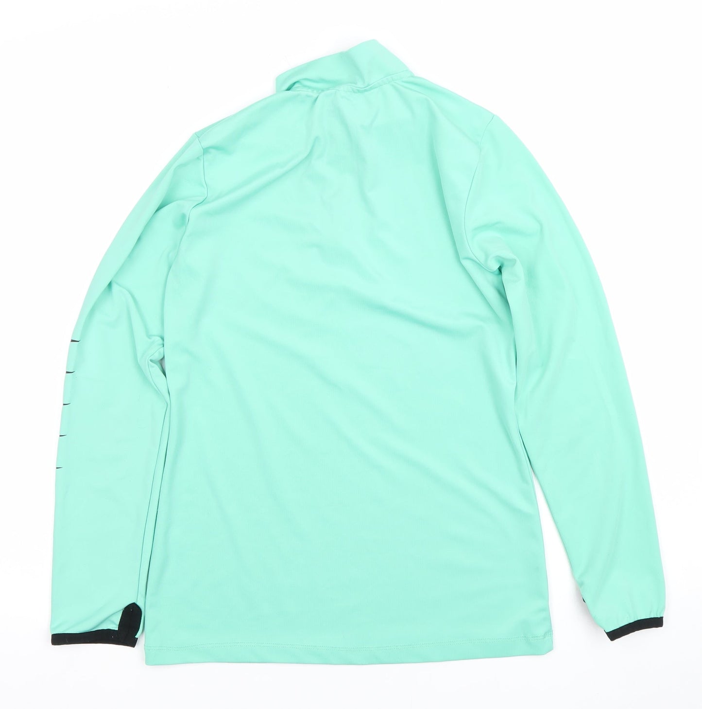 Nike Women’s Green Dri-Fit Long Sleeve 1/4 Zip Training Top Size L