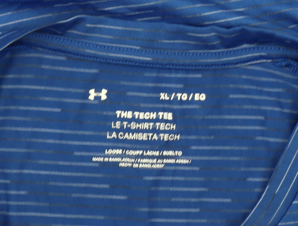 Under Armour Men's Blue XL Tech Tee Short Sleeve Activewear T-Shirt