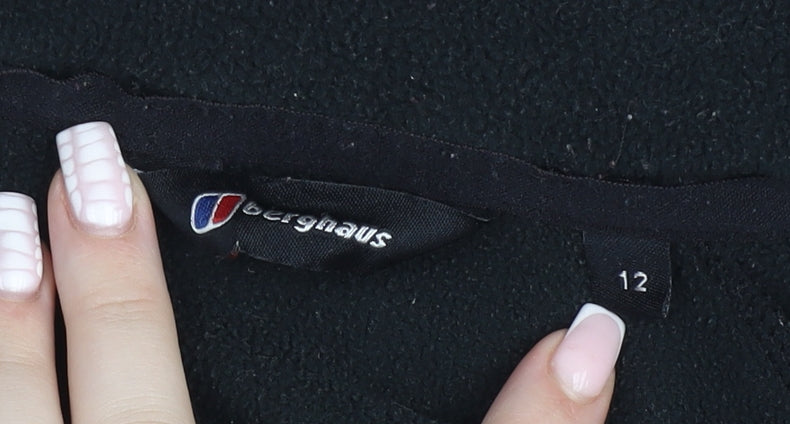 Berghaus Unisex Black Fleece Full Zip Outdoor Jacket Size S