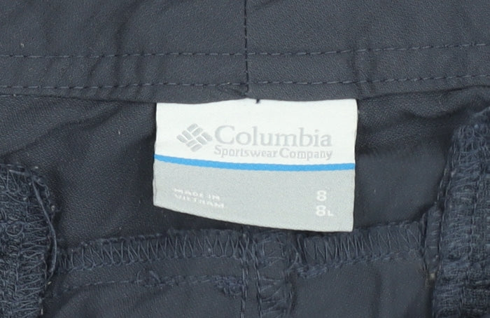 Columbia Mens Grey Cargo Shorts M Quick Dry Outdoor Travel