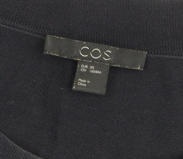 Additional view of COS Women Black XS Shift Dress with Pleated 3/4 Sleeves
