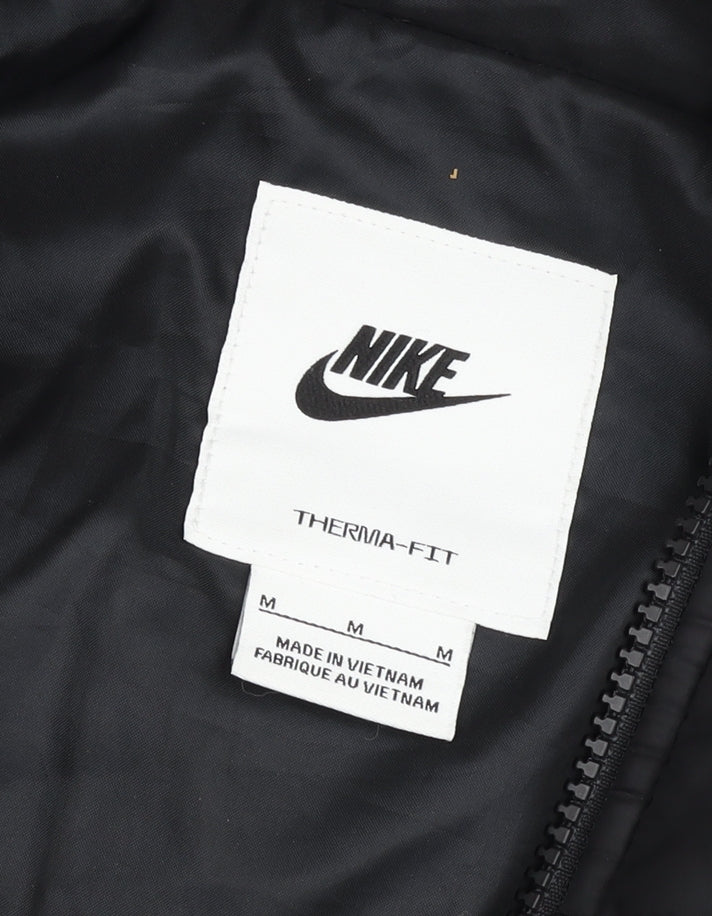 Nike Womens Black Therma-Fit Hooded Puffer Jacket M
