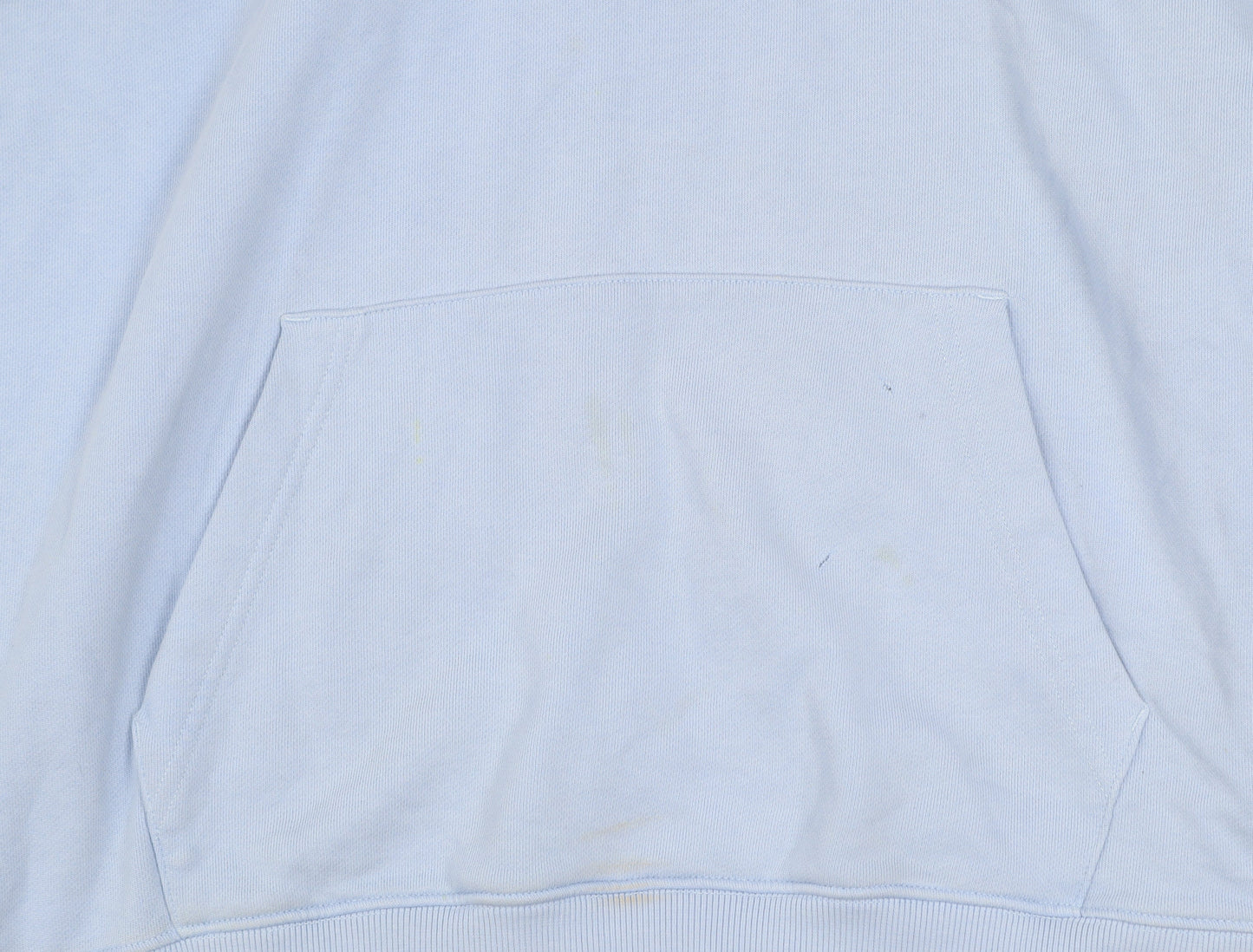 Tommy Jeans Women’s Light Blue XL Pullover Hoodie Cotton Logo Casual